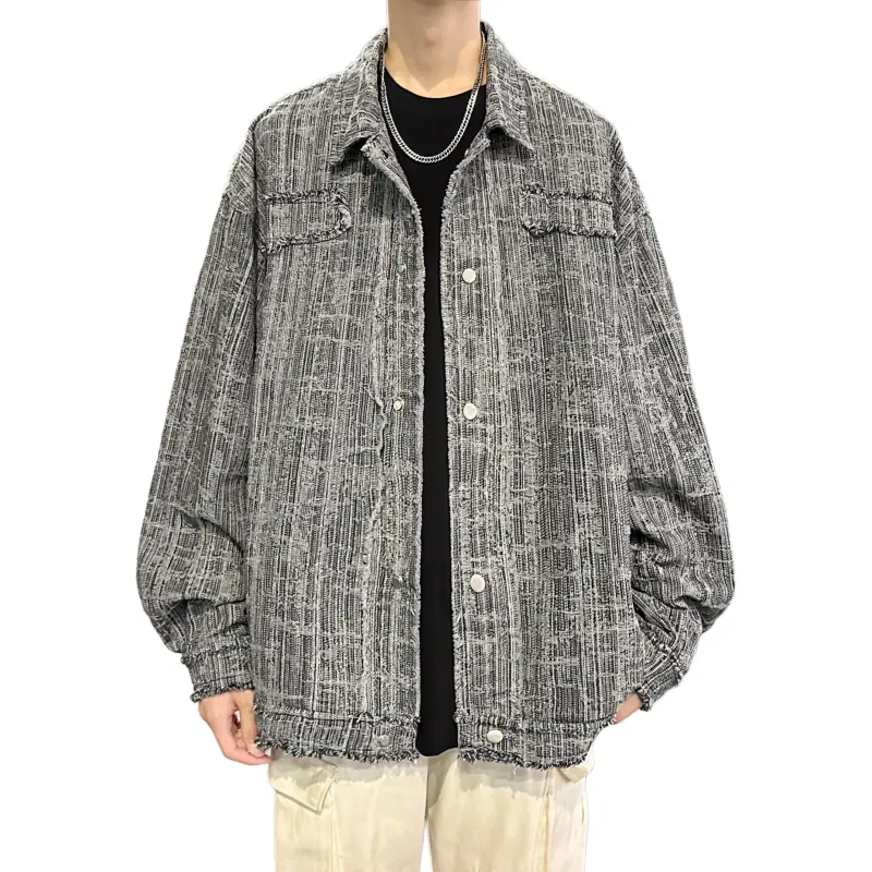 TESTUNG Denim Jackets Unisex-19
