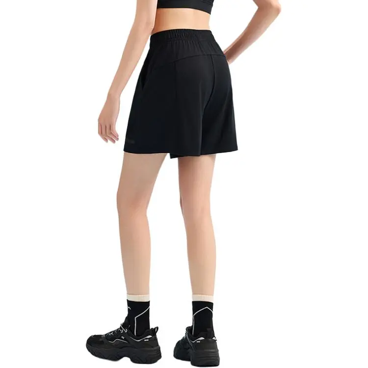 Anta Variety Training Collection Casual Shorts Women's Basic Black-2