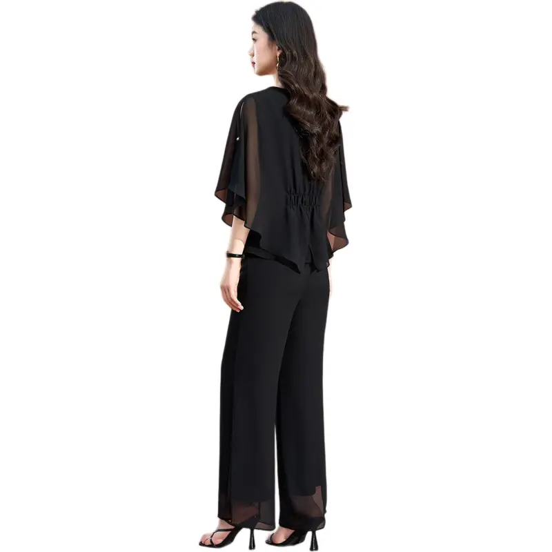 Mylan Casual Suit Cinched Waist Women's-1