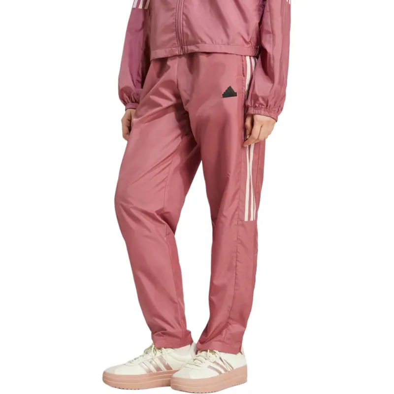 Adidas Women's Tiro Cut 3 Stripes Woven Pants Preloved Crimson/Sandy Pink-1