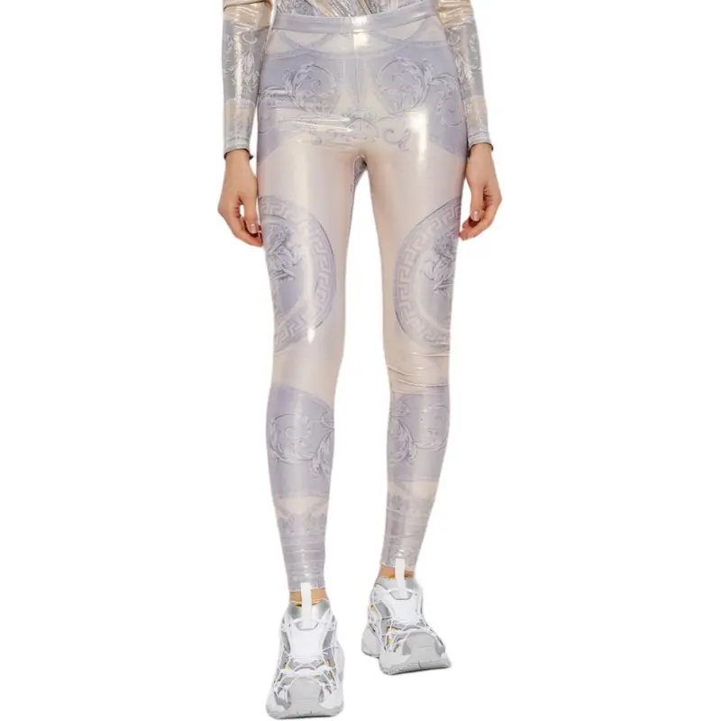 VERSACE La Coupe Des Dieux Printed Leggings-2