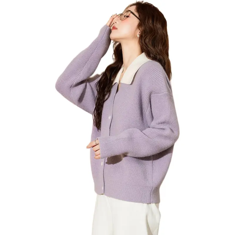 Tonlion Sweater Women's Dusty Purple-1