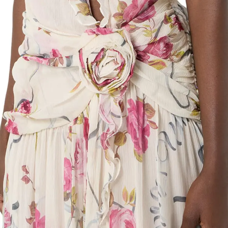 Blumarine Floral print Maxi Dress-4
