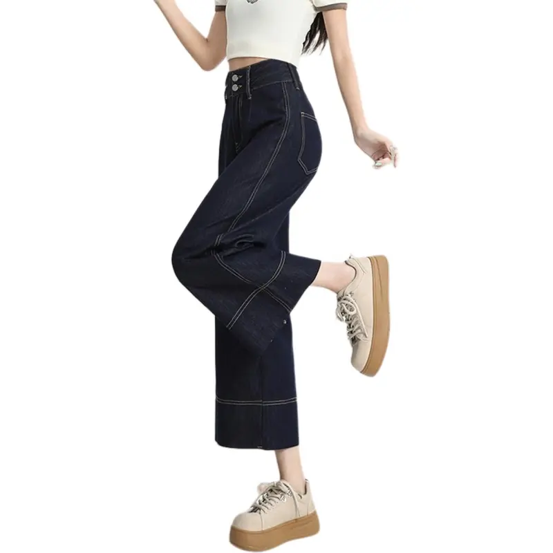 Weixi Jeans Women's Dark Blue-4
