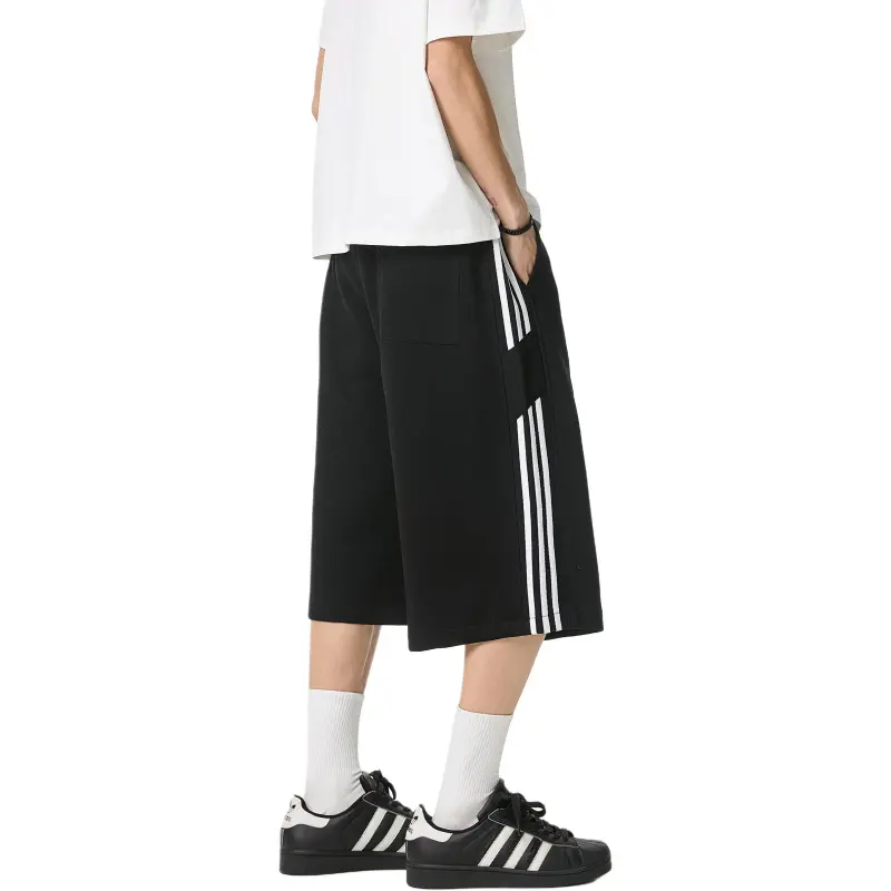 Mackyo Casual Shorts Unisex Black-1