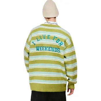 Fun x JIAFEIMAO LIANMINGKUAN Knitwear Unisex Lime Green