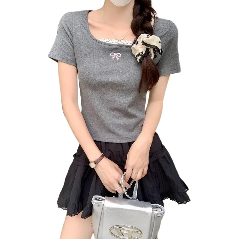 Dior Beauty Set in Sleeve T Shirt Women's-2
