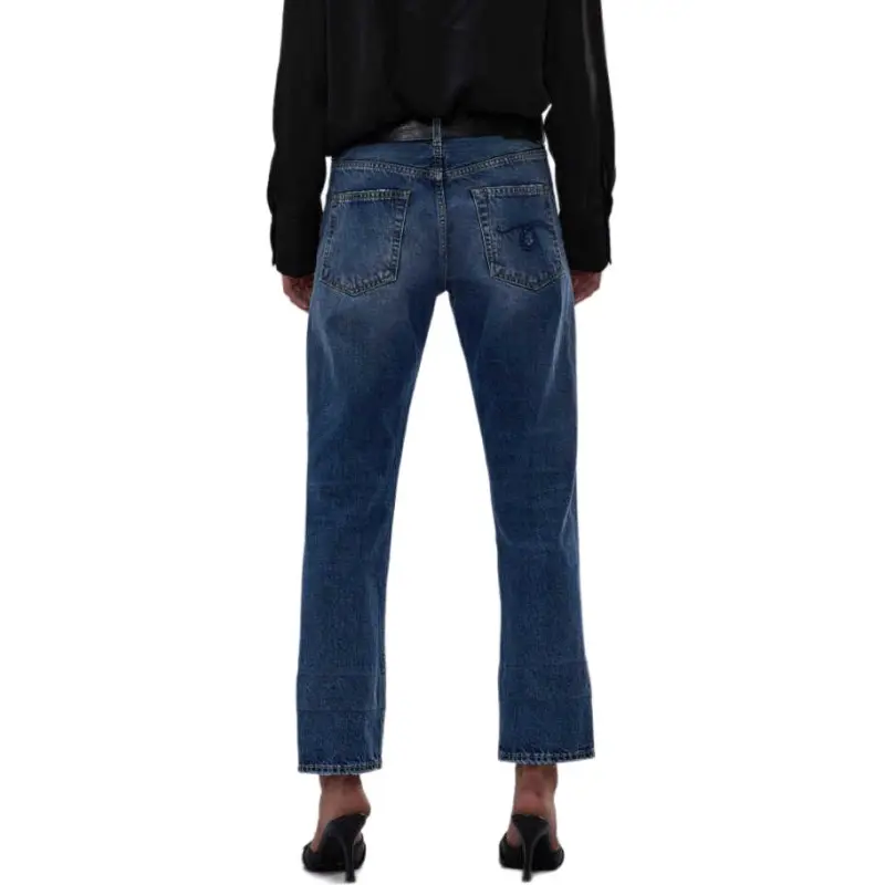 R13 Cropped Straight Jeans-3