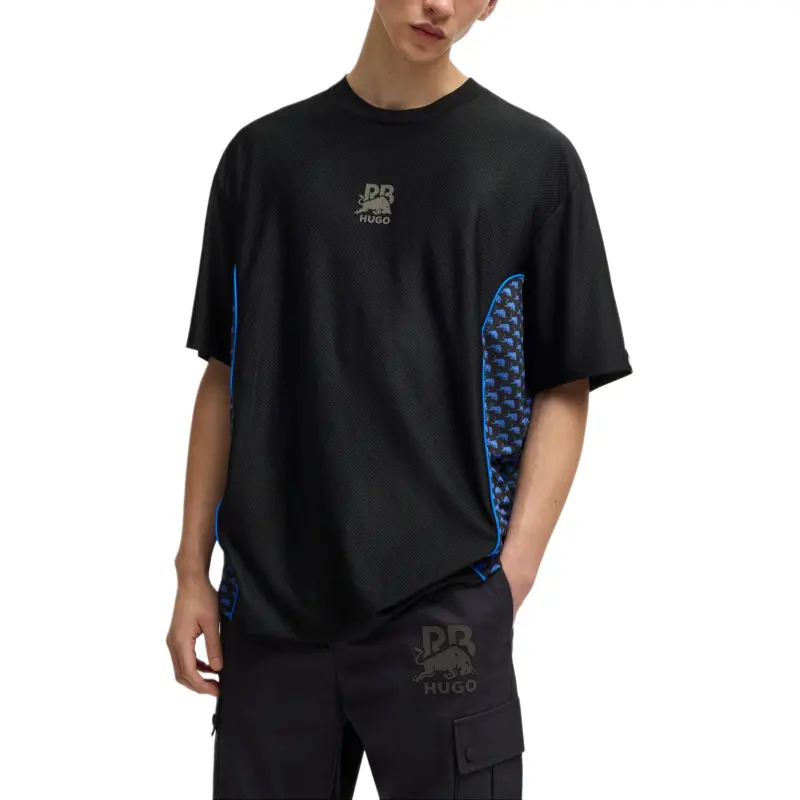 HUGO BOSS X Rb Logo print T shirt-3