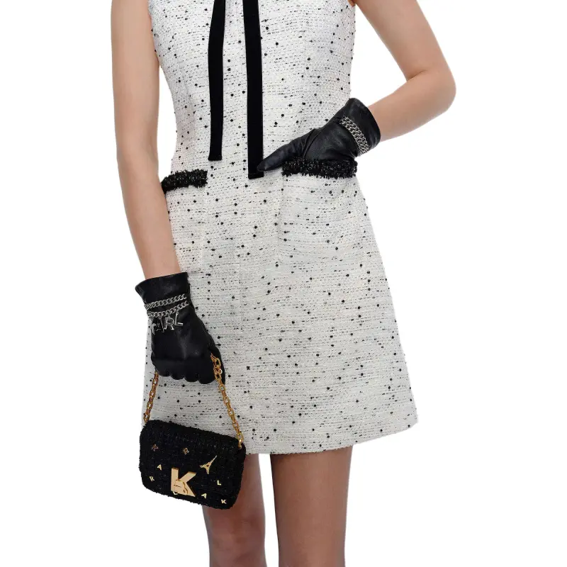 KARL LAGERFELD SS25 Sleeveless Dress Women's White-4