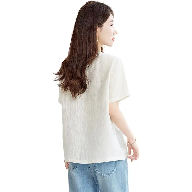 Yi Mengyuan T Shirts Women's Ivory White-1