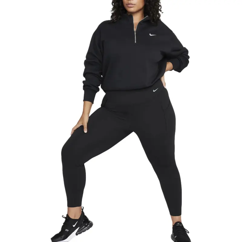 Nike Universa Women's Medium Support High Waisted Full Length Leggings With Pockets Plus Size-2