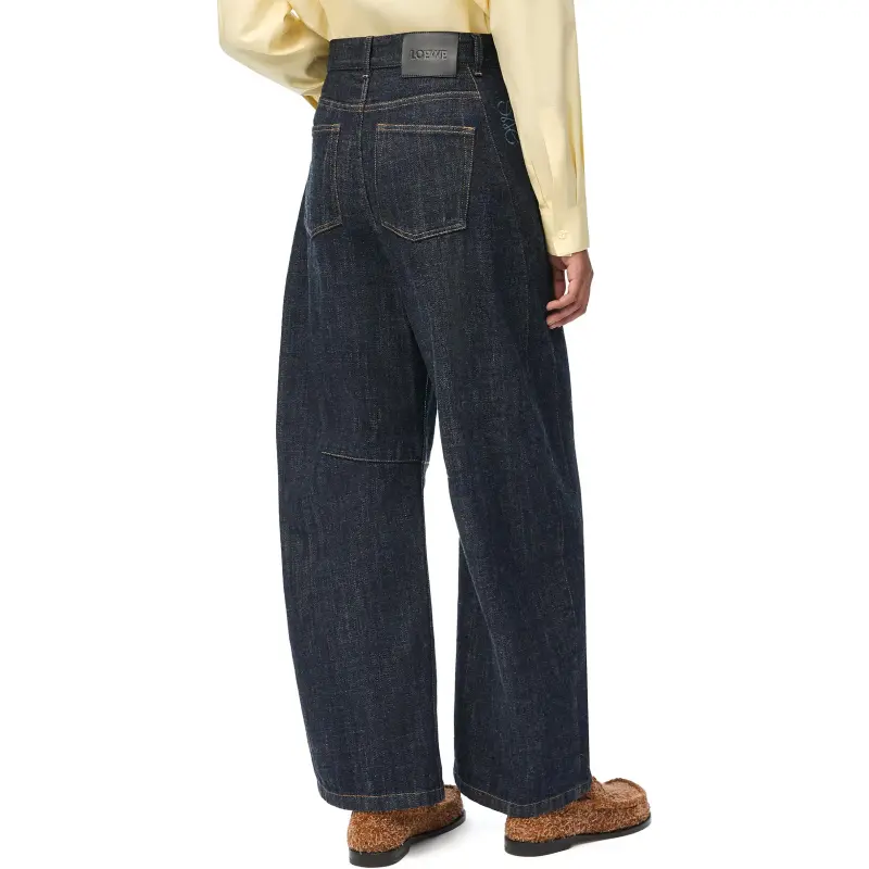 LOEWE Anagram SS25 Women's Pre Selection Collection Jeans Women's Indigo-2