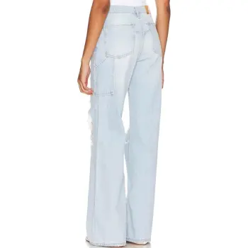 FREE PEOPLE SS24 Jeans Women's Light Blue