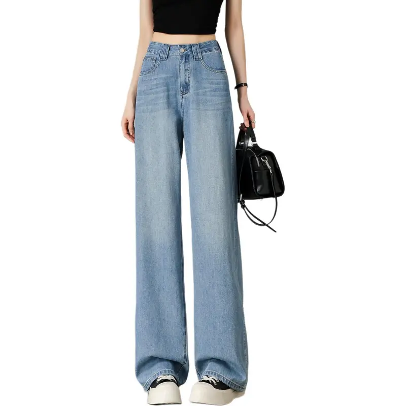 Weixi Jeans Women's Light Blue-5