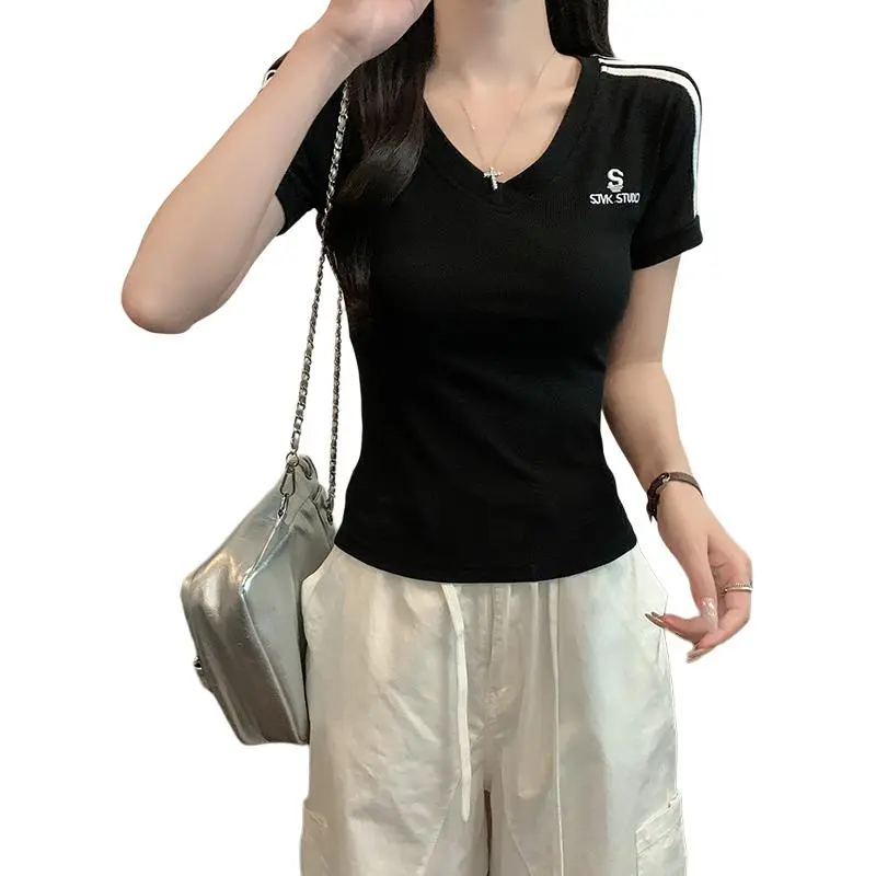 Mu Xiao Xin T Shirt Women's Black-1