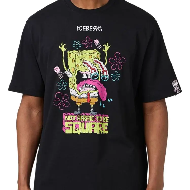 Iceberg SpongeBob print T shirt-4