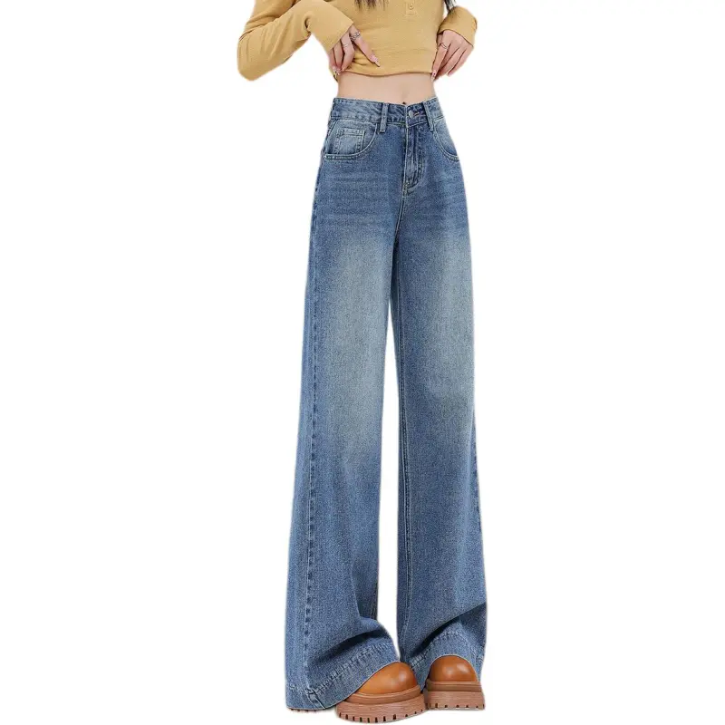 Weixi Jeans Women's Jade Sea Blue-4