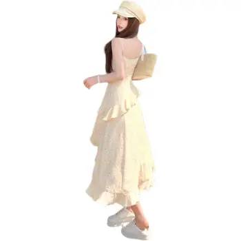 ZCDECO Slip Dresses Women's Sweet Broken Pear Blossom