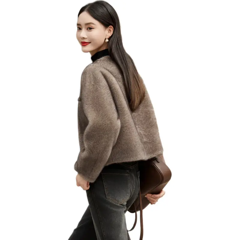 Hang Yi Court Velvet feel Coat Women's-0