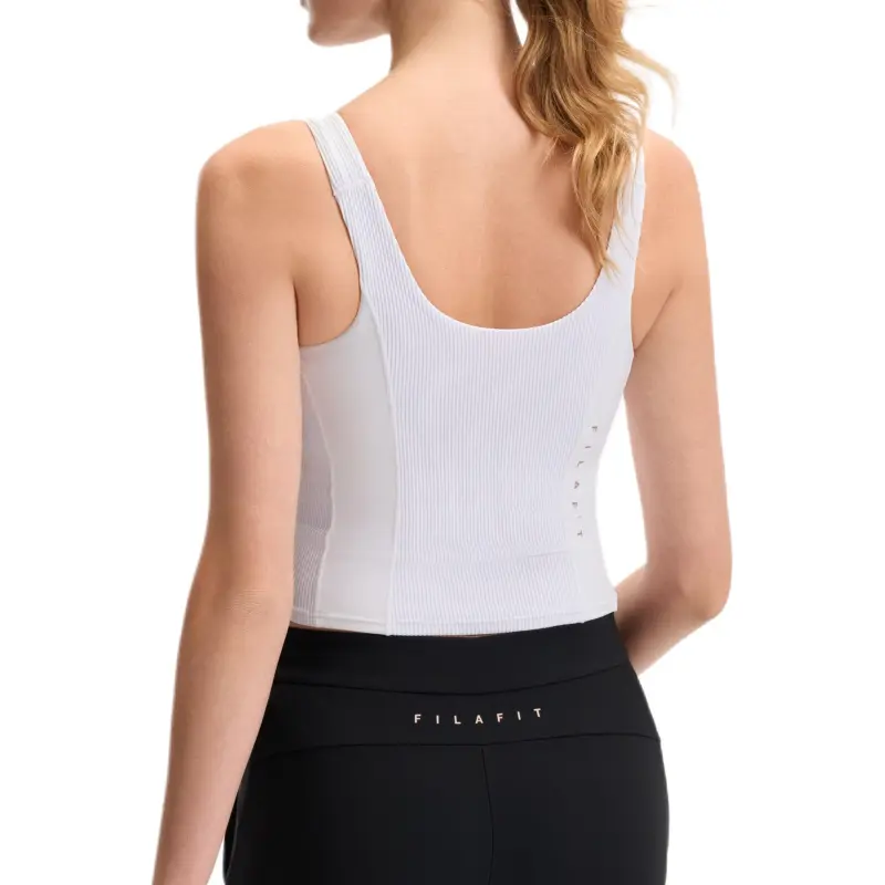 FILA Fitness Tank Tops Women's Jade White-5