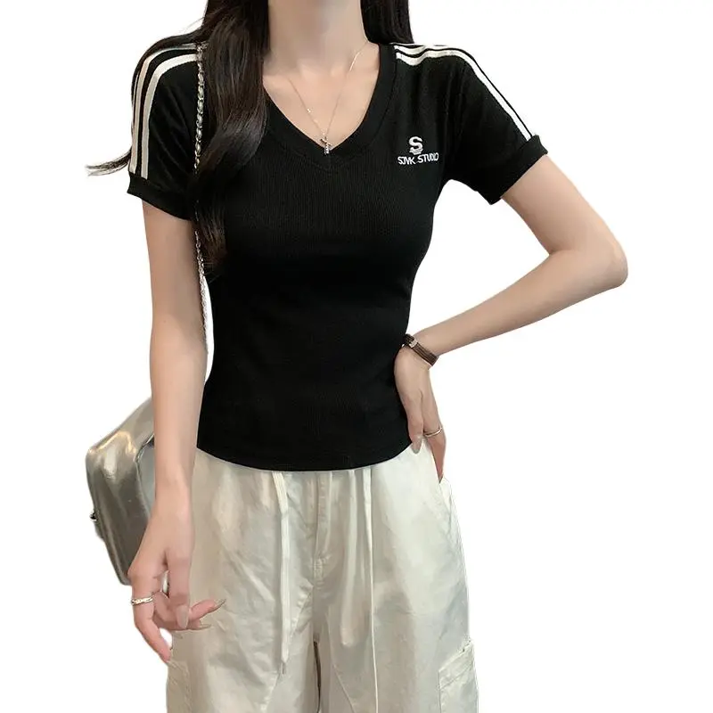 Mu Xiao Xin T Shirt Women's Black-2