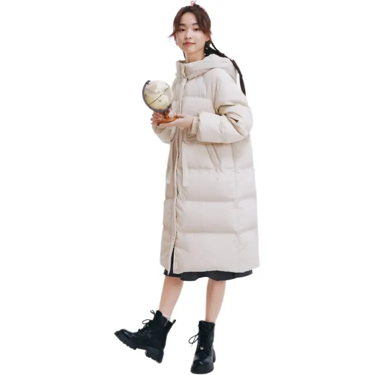 ZIHAN Down Jacket Women's Beige Gold-2