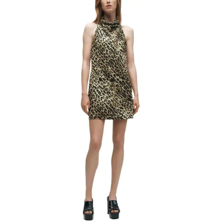 ZARA Sleeveless Dress Women's Multicolor-2
