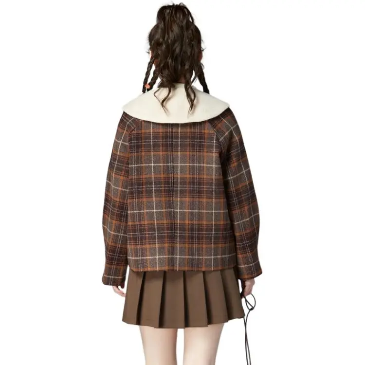 ZIHAN Skirt Set Women's Black Plaid-0