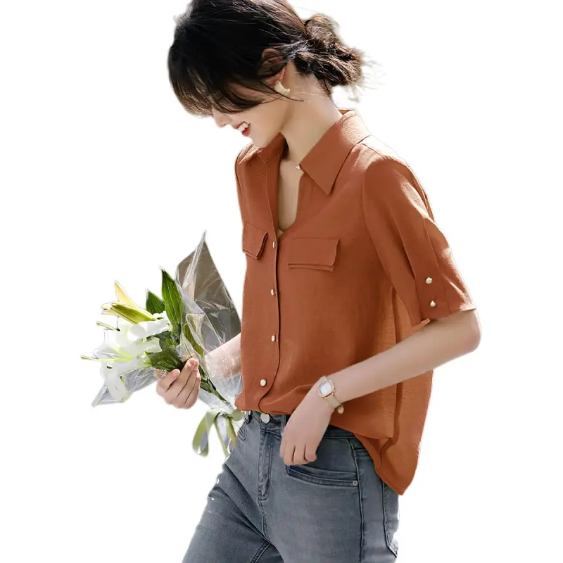 XWI Shirts Women's Coral Orange-4