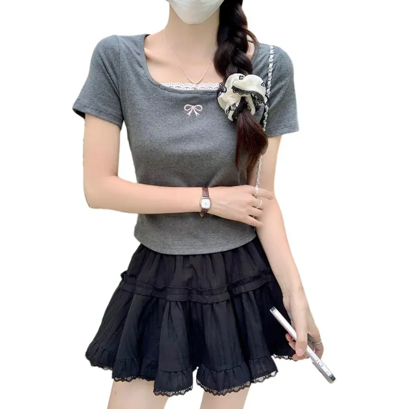Dior Beauty Set in Sleeve T Shirt Women's-7