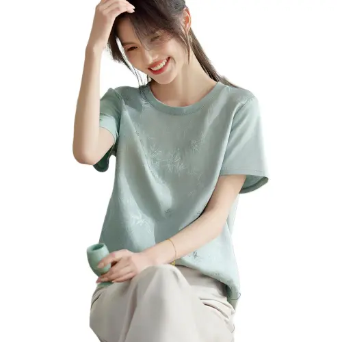 XWI T Shirts Women's Lake Green