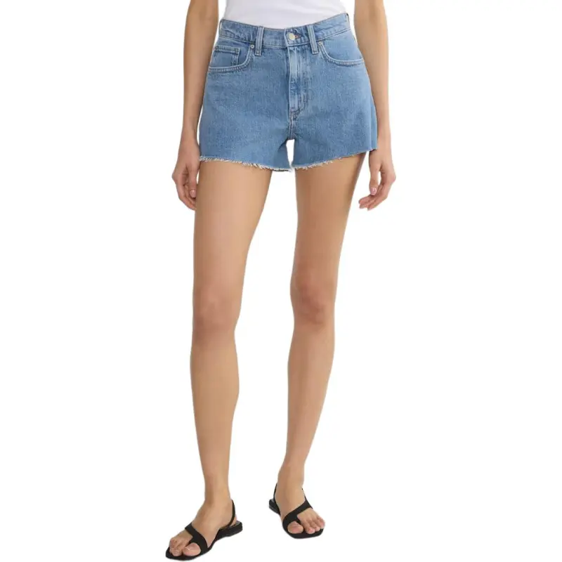ARITZIA SS25 Denim Forum Jodie Curve fit Hi rise Mini Denim Short Denim Shorts Women's-1