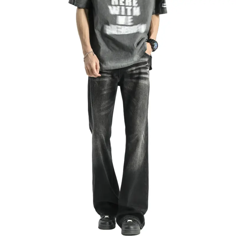 FONDLOOK Jeans Unisex Black-1