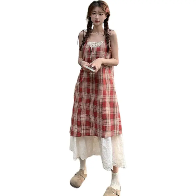 Mu Xiao Xin Slip Dresses Women's-2