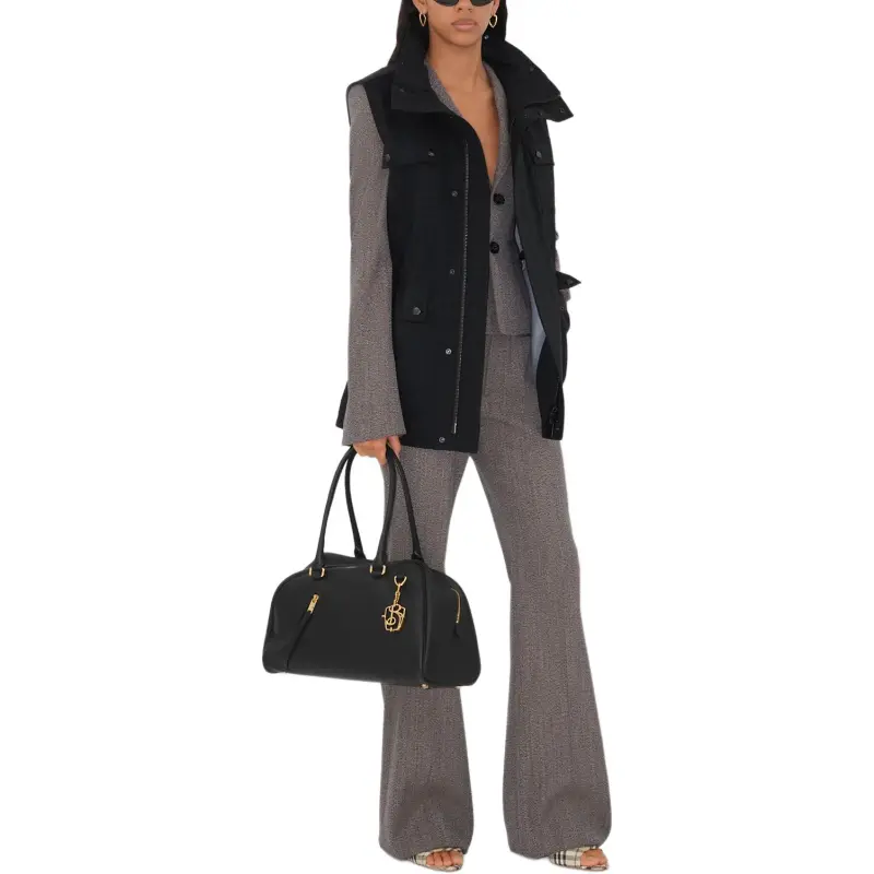 Burberry Vests Women's Charcoal-1