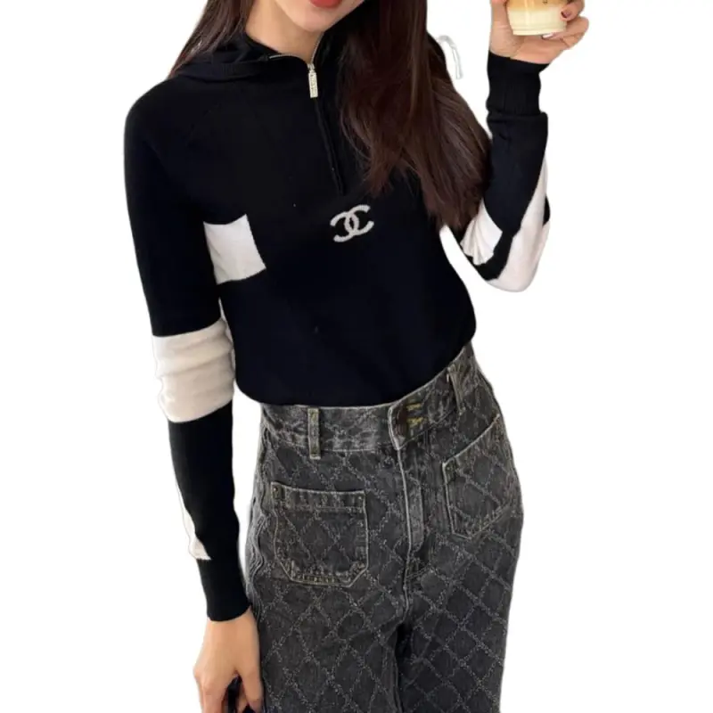 CHANEL FW24 Sweater Women's Blue-3