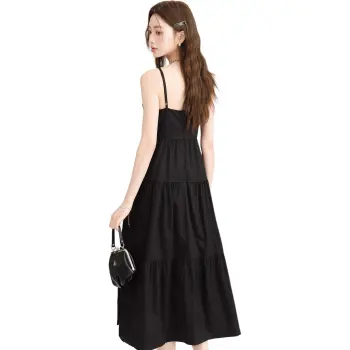 MADALLO Slip Dress Women's Black