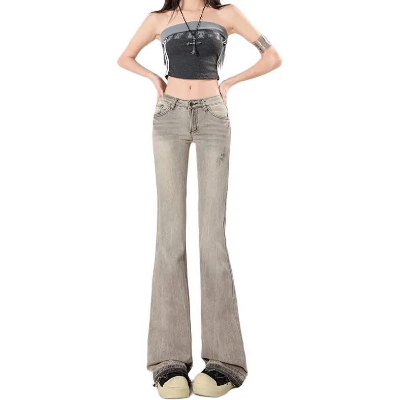 Kazakhstan Jeans Women's Smoke Gray-3