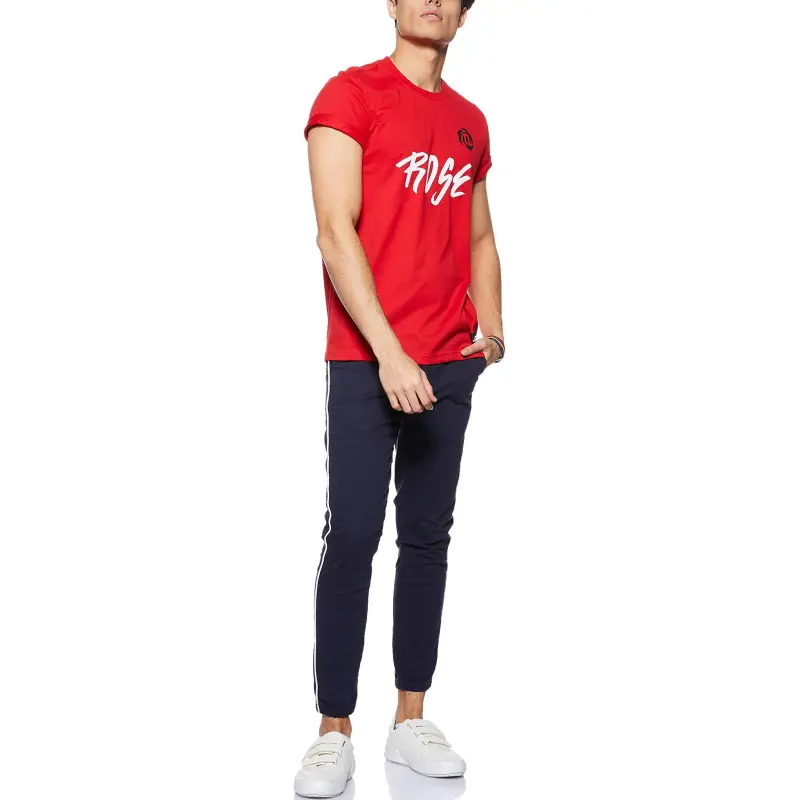 Adidas CNY D Rose Graphic T Shirt Men's Red-2