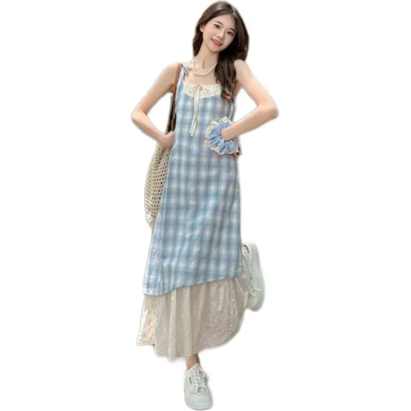 Mu Xiao Xin Slip Dresses Women's-7