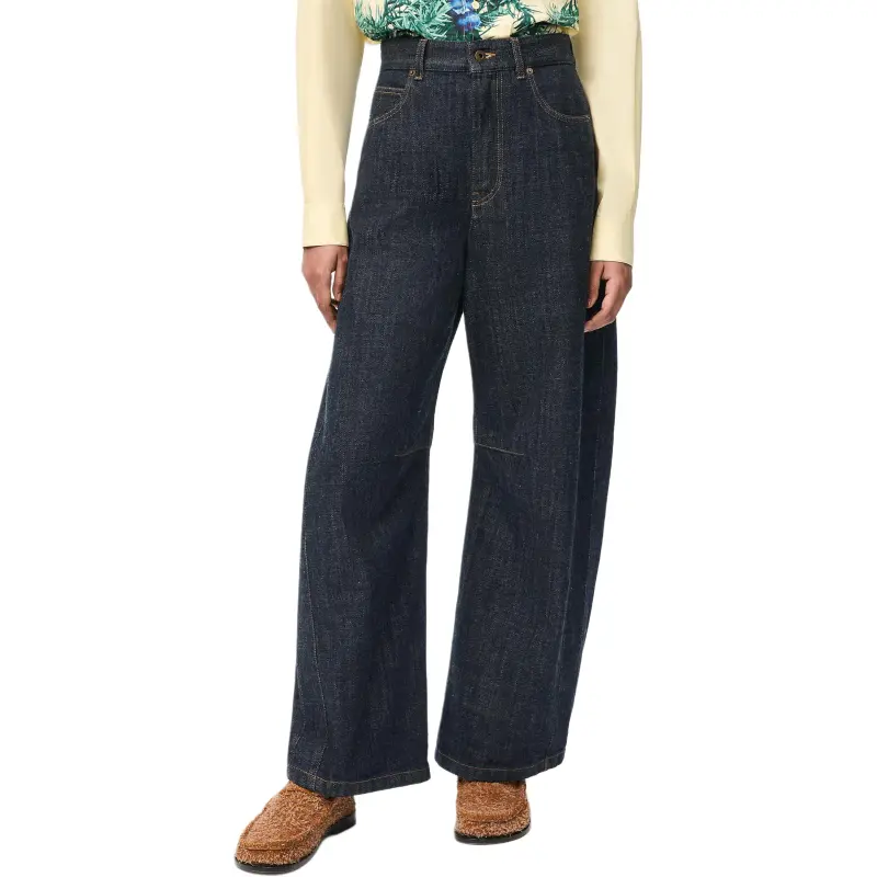 LOEWE Anagram SS25 Women's Pre Selection Collection Jeans Women's Indigo-1