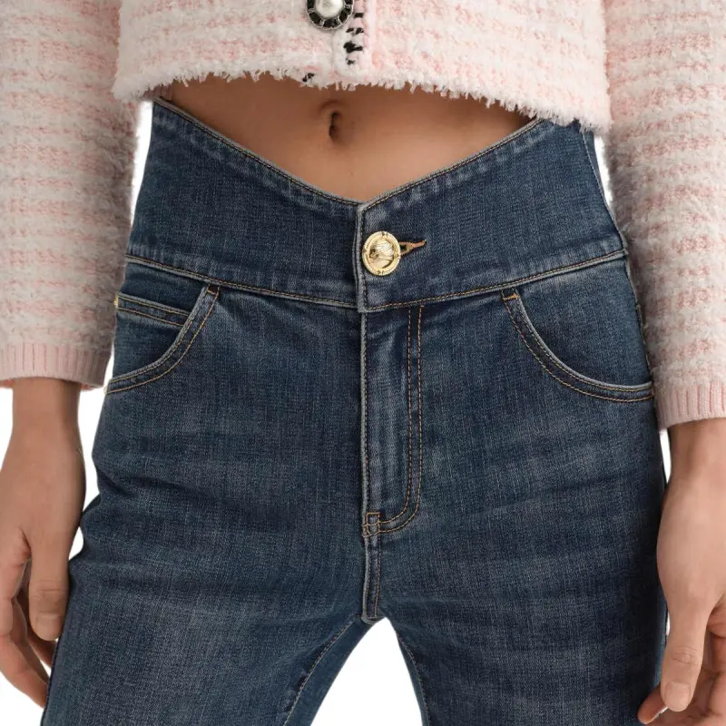KARL LAGERFELD SS23 Casual Pants Women's Blue-4