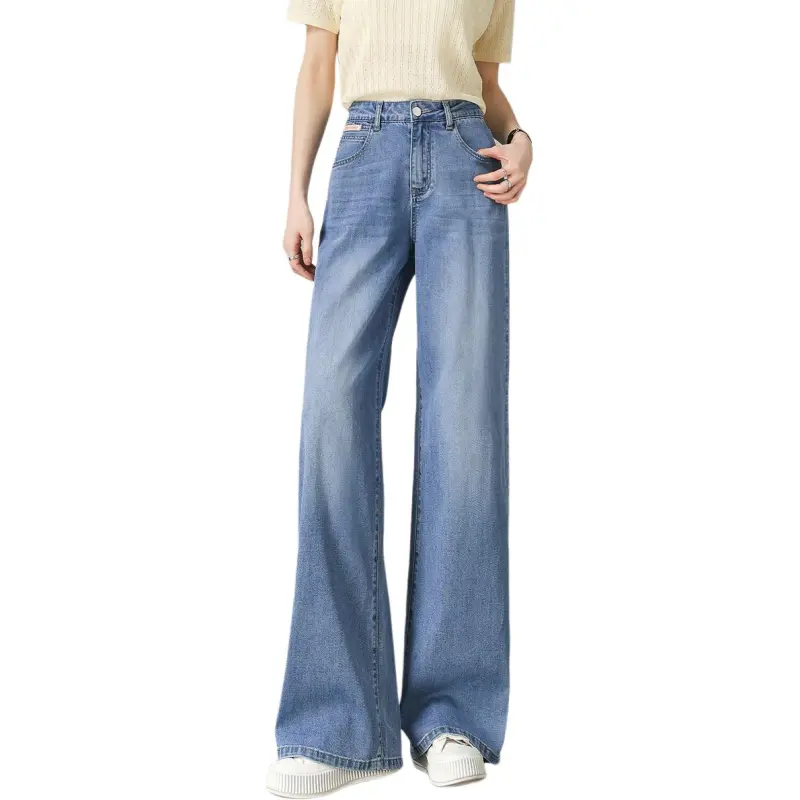 Weixi Jeans Women's Jade Sea Blue-1