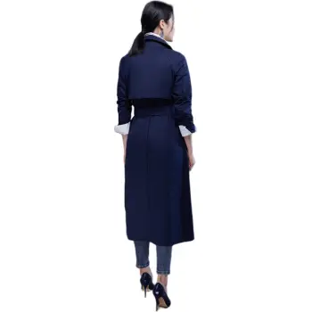 BBLLUUEE Trench Coats Women's