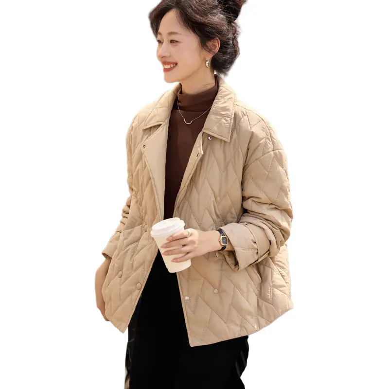 Mo Han Yi Mei Puffer Jacket Women's Khaki-4