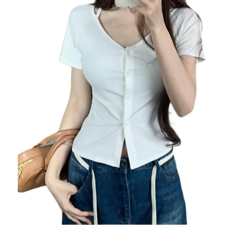 Mu Xiao Xin T Shirts Women's-0