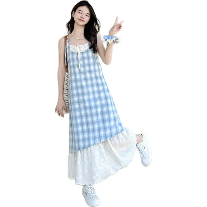 Mu Xiao Xin Slip Dresses Women's-9