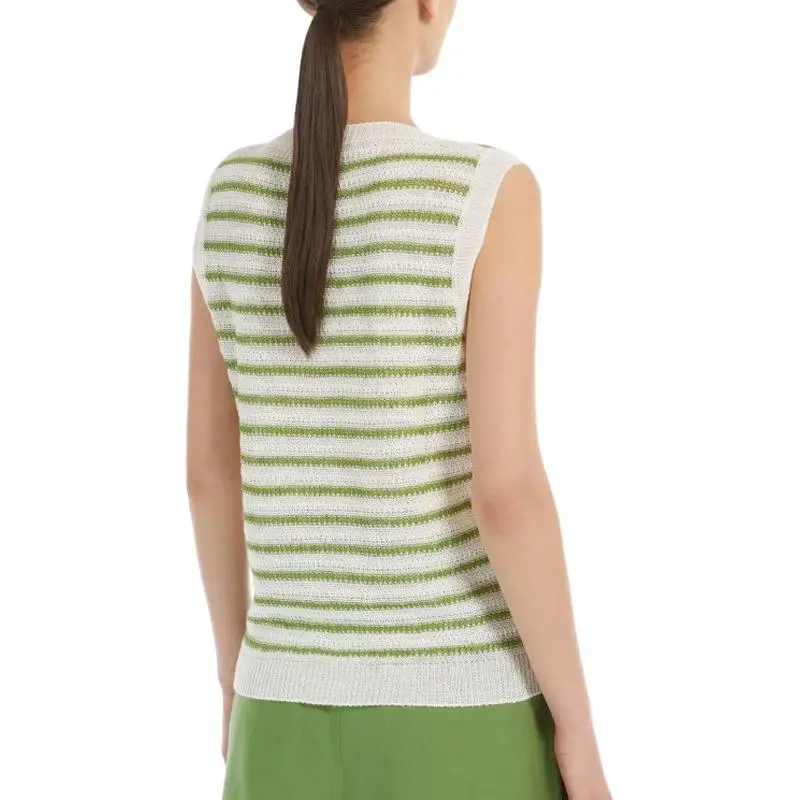 MaxMara Tank Tops Women's Green-2