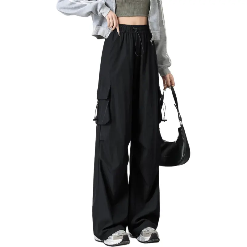 Ya Sheep People Casual Pants Women's Black-8